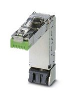 PHOENIX CONTACT 1406341 Modular Connector, RJ45 Plug, 1 x 1 (Port), 6P6C, Cat5, IP20, Cable Mount