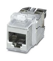 PHOENIX CONTACT 1419021 Modular Connector, RJ45 Jack, 1 x 1 (Port), 8P8C, Cat6a, IP20, Cable Mount