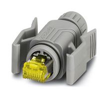 PHOENIX CONTACT 1414406 Modular Connector, RJ45 Plug, 1 x 1 (Port), 8P8C, Cat6a, IP67, Cable Mount