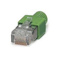 PHOENIX CONTACT 2744856 Modular Connector, RJ45 Plug, 1 x 1 (Port), 8P8C, Cat5e, Cable Mount
