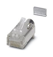 PHOENIX CONTACT 1652716 Modular Connector, RJ45 Plug, 1 x 1 (Port), 8P8C, Cat5, IP20, Cable Mount