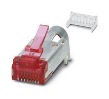 PHOENIX CONTACT 1652729 模块连接器, RJ45 插头, 1 x 1 (端口), 8P8C, Cat6, IP20, 电缆安装