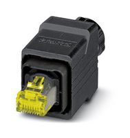 PHOENIX CONTACT 1422205 Modular Connector, RJ45 Plug, 1 x 1 (Port), 8P8C, Cat6a, IP67, Cable Mount