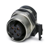 PHOENIX CONTACT 1438024 传感器连接器, SPEEDCON Series, M12, 母, 5路, PCB插座, 直角面板安装