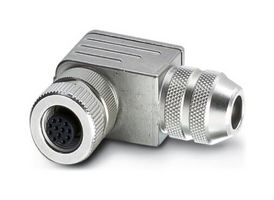 PHOENIX CONTACT 1404413 Sensor Connector, M12, Solder Socket, Right Angle Cable Mount