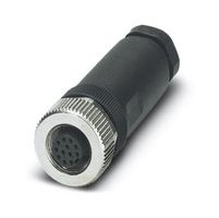 PHOENIX CONTACT 1404420 传感器连接器, M12, 焊接插座, 直形线缆安装