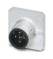 PHOENIX CONTACT 1456433 传感器连接器, M12, 公, 5路, PCB插头, 直形面板安装