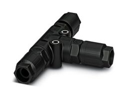 PHOENIX CONTACT 1414714 Sensor Splitter, T - Style, Cable Mount, Black, Nylon (Polyamide) Body
