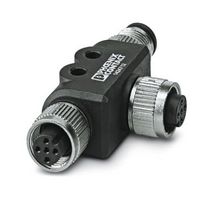 PHOENIX CONTACT 1424712 Sensor Splitter, T - Style, Panel Mount, 5 Position M12 Receptacle