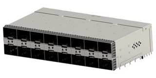 TE CONNECTIVITY 2340033-7 I/O Connector, 20 Contacts, Receptacle, zSFP+, Press Fit, PCB Mount