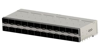 TE CONNECTIVITY 2349201-5 I/O Connector, 20 Contacts, Receptacle, zSFP+, Press Fit, PCB Mount