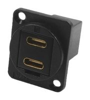 CLIFF ELECTRONIC COMPONENTS CP30212M3B USB适配器, M3孔, 2端口, USB C 插座, USB C 插头, FT