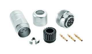 AMPHENOL SINE/TUCHEL RT06128SNH-K Circular Connector, Standard Circular Connector, ecomate RM Series, Cable Mount Plug, 8 Contacts