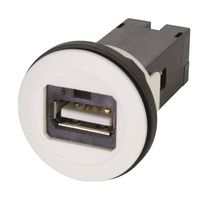 HARTING 09454521918 USB Adapter, USB Type A Receptacle, USB Type A Receptacle, USB 2.0, IP20, har-port