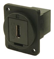 CLIFF ELECTRONIC COMPONENTS CP30201X USB适配器, 平孔, USB C 插座, USB C 插座, FT