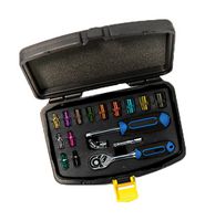 CK TOOLS T4658 COLOURED SURE DRIVE SOCKET SET, 17PC