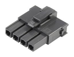 MOLEX 200456-1214 连接器外壳, Mega-Fit 200456, 插座, 4 路, 5.7 mm, Molex Mega-Fit 76823, 172063系列插座触芯