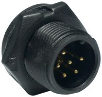 AMPHENOL LTW ABD-04PMMS-LC7001 Circular Connector, Standard Circular Connector, Standard (B) Series, Panel Mount Plug