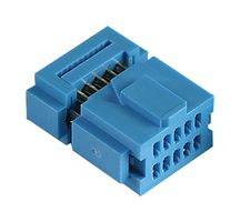 YAMAICHI NFS-10A-0110BF IDC连接器, IDC插座, 母, 1.27 mm, 2排, 10 触点, 电缆安装