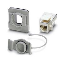 PHOENIX CONTACT 1658833 连接器配件, 面板安装框架, Phoenix RJ45插座至插座嵌件
