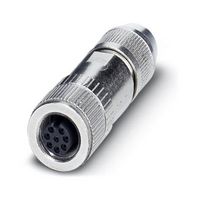 PHOENIX CONTACT 1553640 传感器连接器, M12, 母, 8路, IDC / IDT插座, 直形线缆安装