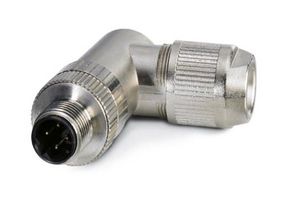 PHOENIX CONTACT 1554539 Sensor Connector, M12, Male, 4 Positions, IDC / IDT Pin, Right Angle Cable Mount