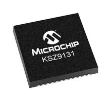 MICROCHIP KSZ9131RNXI 以太网控制器, 千兆以太网收发器, IEEE 802.3, 3.135 V, 3.63 V, QFN, 48 引脚