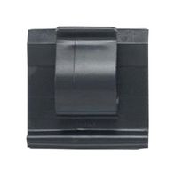 PANDUIT ACC38-AT-C0 紧固件, 背胶电缆夹, 尼龙6.6 (聚酰胺 6.6), 黑色, 25.4 mm, 25.4 mm
