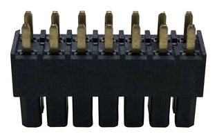 MULTICOMP PRO MP001722 PCB Receptacle, Board-to-Board, 2.54 mm, 2 Rows, 14 Contacts, Through Hole Mount, MP B2B 2.54MM