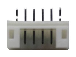 MULTICOMP PRO MP001757 引脚针座, 线至板, 2 mm, 1 排, 6 触点, 通孔安装, MP W2B 2MM