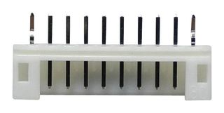 MULTICOMP PRO MP001761 引脚针座, 线至板, 2 mm, 1 排, 10 触点, 通孔安装, MP W2B 2MM
