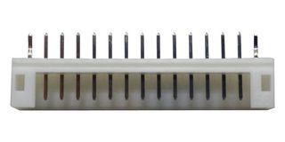 MULTICOMP PRO MP001766 引脚针座, 线至板, 2 mm, 1 排, 15 触点, 通孔安装, MP W2B 2MM