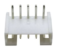 MULTICOMP PRO MP001770 引脚针座, 直角, 线至板, 2 mm, 1 排, 5 触点, 通孔直角, MP W2B 2MM