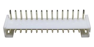 MULTICOMP PRO MP001780 引脚针座, 直角, 线至板, 2 mm, 1 排, 15 触点, 通孔直角, MP W2B 2MM