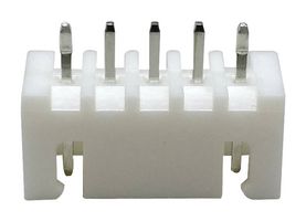 MULTICOMP PRO MP001798 引脚针座, 线至板, 2.5 mm, 1 排, 5 触点, 通孔安装, MP W2B 2.5MM