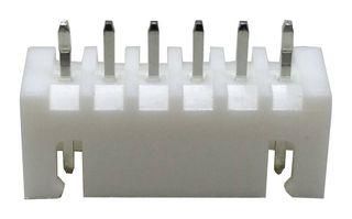MULTICOMP PRO MP001799 引脚针座, 线至板, 2.5 mm, 1 排, 6 触点, 通孔安装, MP W2B 2.5MM