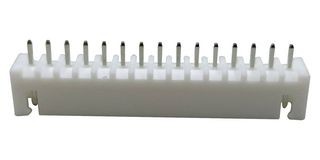 MULTICOMP PRO MP001808 引脚针座, 线至板, 2.5 mm, 1 排, 15 触点, 通孔安装, MP W2B 2.5MM