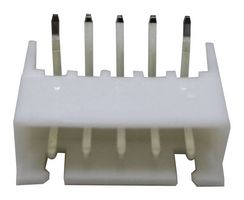 MULTICOMP PRO MP001812 引脚针座, 直角, 线至板, 2.5 mm, 1 排, 5 触点, 通孔直角, MP W2B 2.5MM