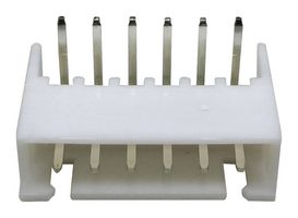 MULTICOMP PRO MP001813 引脚针座, 直角, 线至板, 2.5 mm, 1 排, 6 触点, 通孔直角, MP W2B 2.5MM