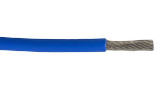ALPHA WIRE 67010 BL 线缆, 每米, MPPE(改性聚苯醚), 浅蓝, 56 x 0.16mm