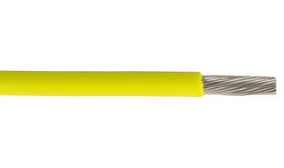 ALPHA WIRE 67010 YL 线缆, 每米, MPPE(改性聚苯醚), 黄色, 56 x 0.16mm