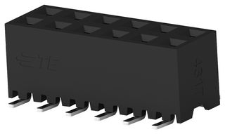 TE CONNECTIVITY 2MM-R-D06-VS-00-F-TBP PCB Receptacle, Board-to-Board, 2 mm, 2 Rows, 12 Contacts, Surface Mount