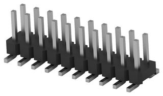 TE CONNECTIVITY 1-2842144-0 Pin Header, Board-to-Board, 2 mm, 2 Rows, 20 Contacts, Surface Mount, AMPMODU