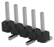 TE CONNECTIVITY 2842102-4 Pin Header, Board-to-Board, 2 mm, 1 Rows, 4 Contacts, Surface Mount Straight, AMPMODU