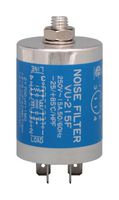 KEMET VU-215F 电源线滤波器, 通用, 250 VAC, 15 A, 单相, 1阶, 底板安装