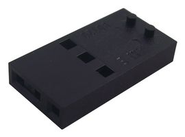 MOLEX 90123-0103 连接器外壳, 黑色, C-Grid III 90123系列, 插座, 3 路, 2.54 mm, Molex C-Grid III 90119系列公母压接端子