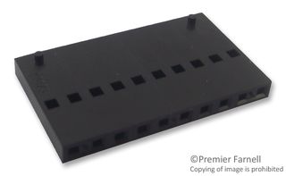 MOLEX 90123-0110 连接器外壳, 黑色, C-Grid III 90123系列, 插座, 10 路, 2.54 mm, Molex C-Grid III 90119系列公母压接端子