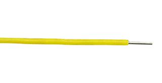 MULTICOMP PRO MCP00031 Wire, PVC, Yellow, 23 AWG, Solid, 328 ft