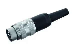 AMPHENOL SINE/TUCHEL T3360001U 圆形连接器, 标准圆形连接器, signal mate C091 M16-A Series, 电缆安装插座, 5 触点, 焊接引脚, 螺纹