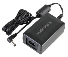 MULTICOMP PRO MP001996 交流/直流电源, 6级, ITE, 1输出, 24 W, 12 VDC, 2 A